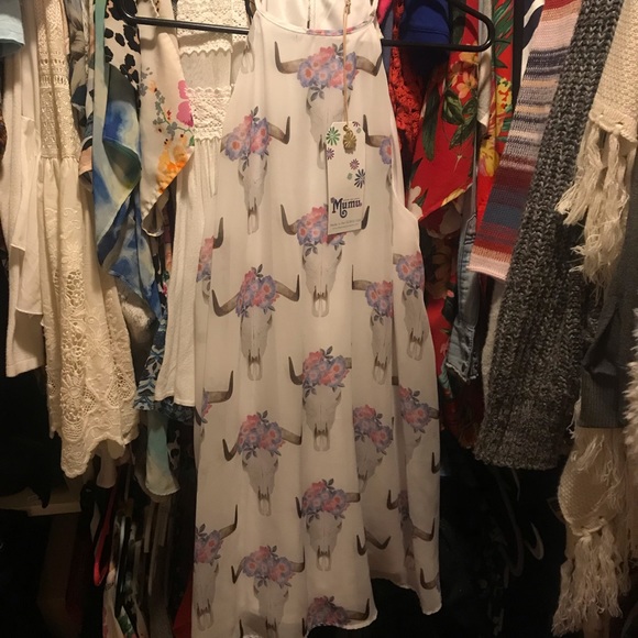 SMYM Gomez Mini Dress - Poppy Daze Bullhead - Picture 2 of 3